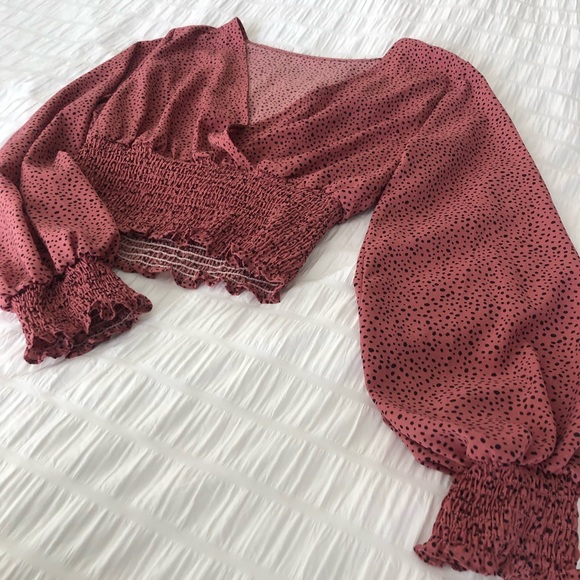 Medium SHEIN crop top with long sleeves - Picture 2 of 2